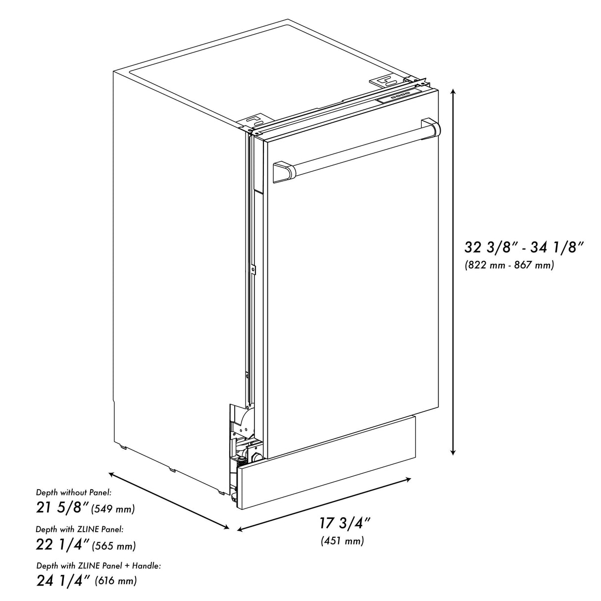 ZLINE DWVZ-304-18-G Dishwasher in Stainless Steel - image 8