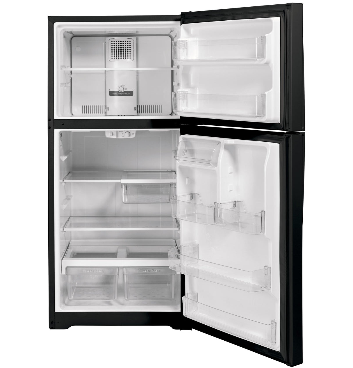 GE GTS19KGNRBB - 30 in. 19.2 Cu. Ft. Garage Ready Top-Freezer Refrigerator - Black