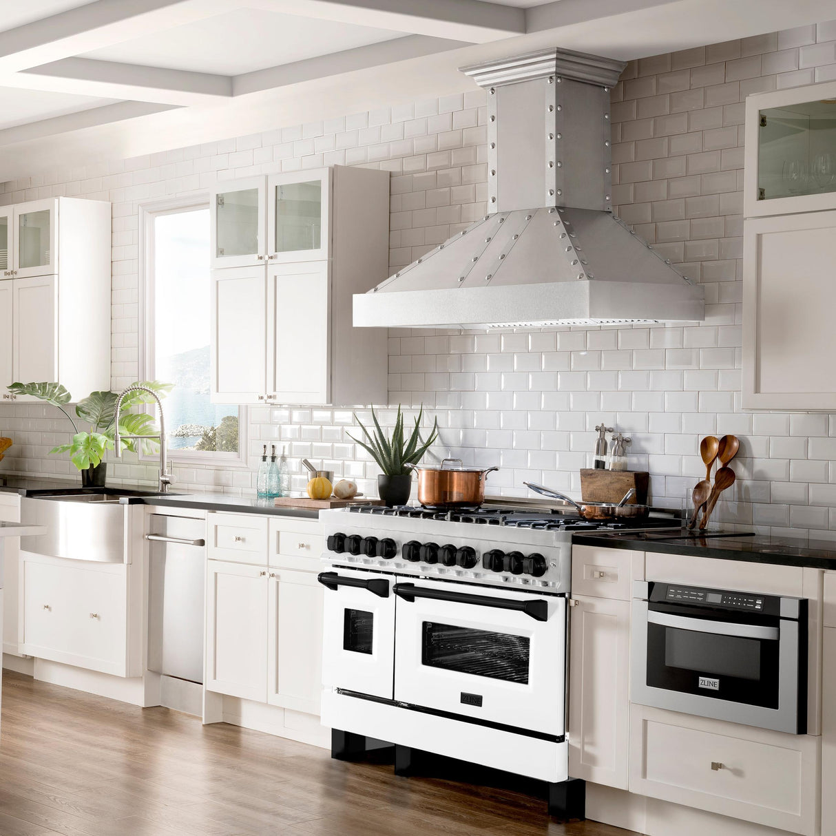 ZLINE RAZ-WM-48-MB Dual Fuel Range in Stainless Steel - image 21