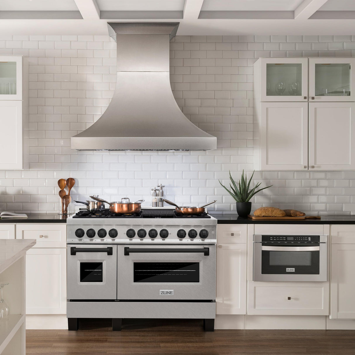 ZLINE RASZ-SN-48-G Dual Fuel Range in DuraSnow Stainless Steel - image 26