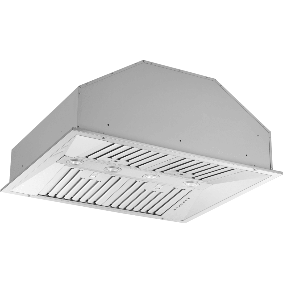 Forno Altilia FRHRE533736 Cabinet Insert Range Hood with 4-Speed, Touch Button Control, Halogen Lighting, Dishwasher-Safe Baffle Filters, and Delay Shut-Off: 36 Inch, 1200 CFM