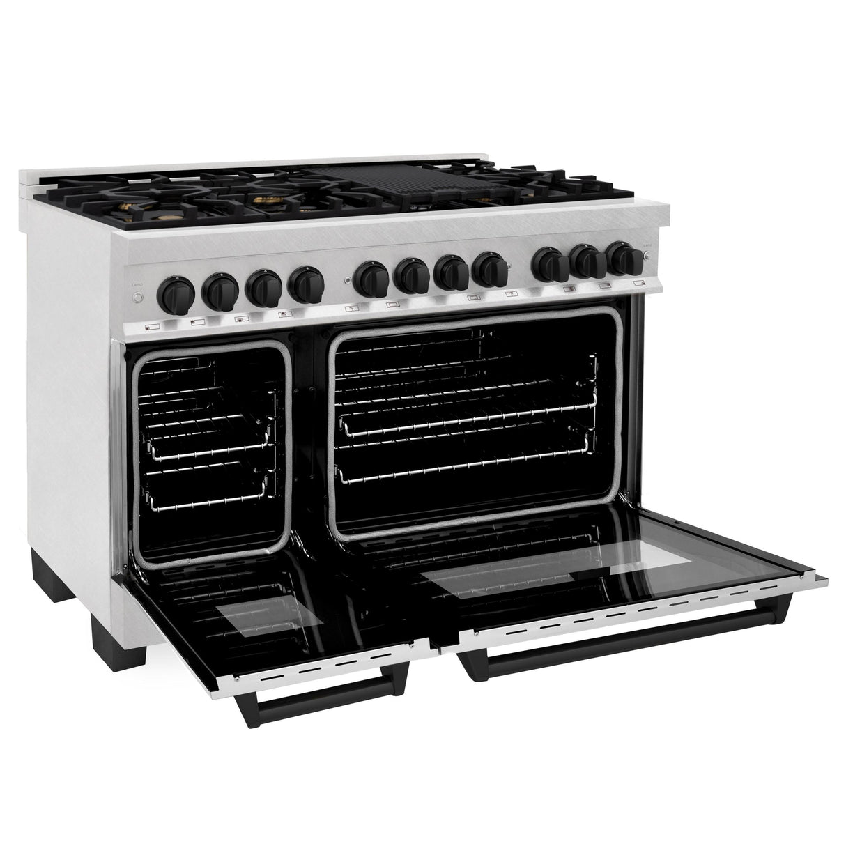 ZLINE RASZ-SN-48-G Dual Fuel Range in DuraSnow Stainless Steel - image 18