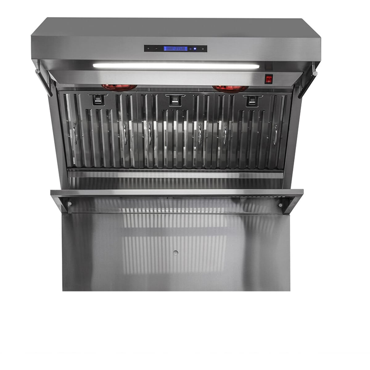 Forno Alta Qualita Savona FRHWM502936 Wall Mount Range Hood with 4-Speed, Touch Control, LED Strip Lights, Dishwasher-Safe Hybrid Filter, 2 Utensil Hangers and Backsplash: 36 Inch - 1200 CFM