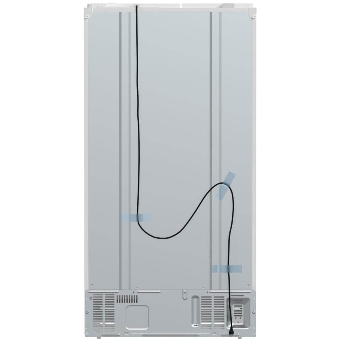 Forno Salerno FFRBI184436WHT 36 Inch Built-In Side by Side Refrigerator with 20 cu. ft. Total Capacity, External Ice/Water Dispenser, and Total Frost-Free Design: White