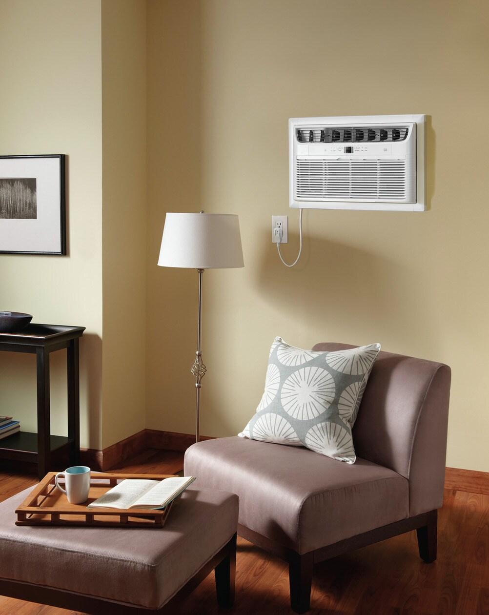 Frigidaire FHTC123WA1 built-in room air conditioner installed on the living room