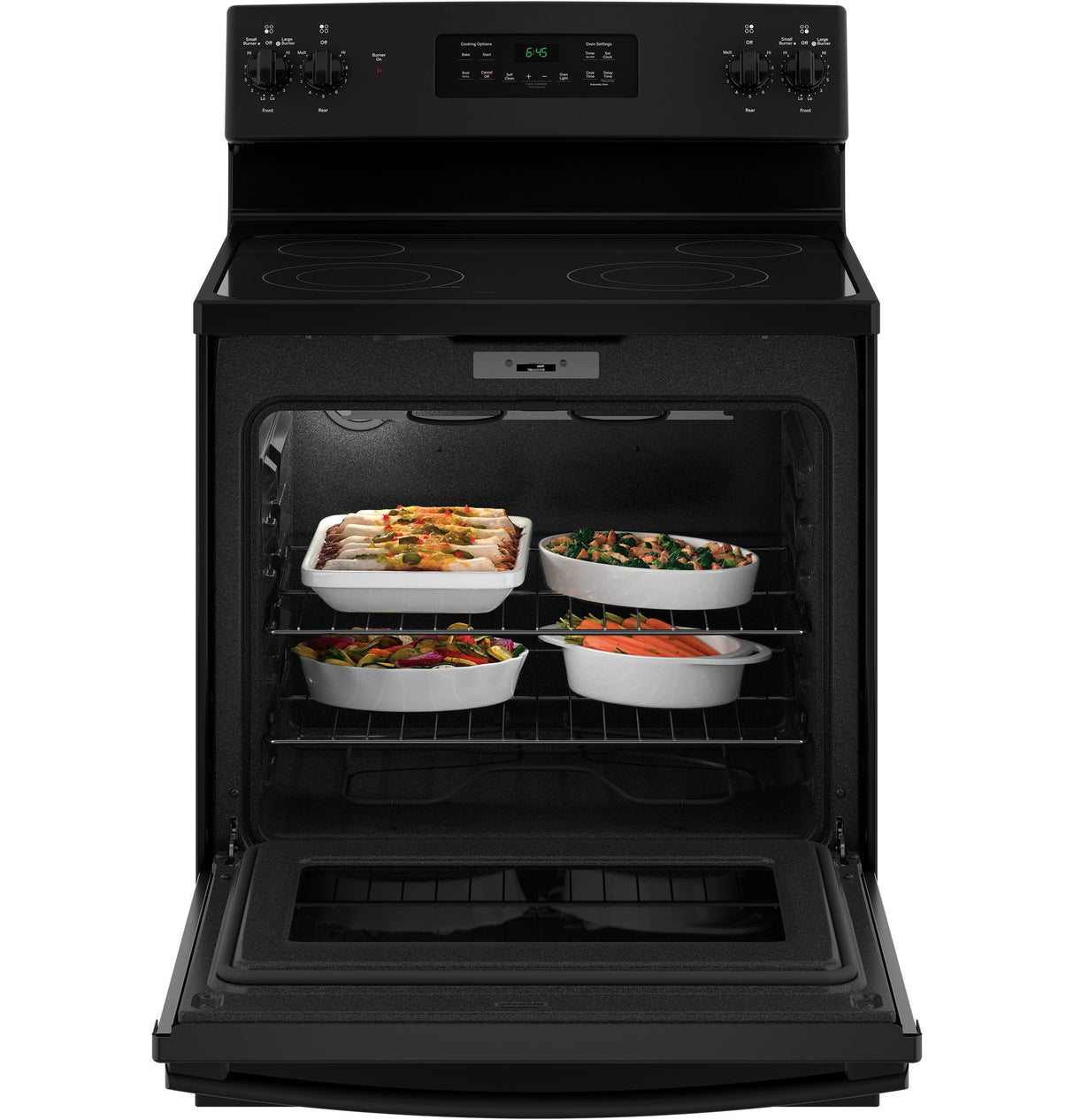 GE(R) 30" Free-Standing Electric Range - (JB645DKBB)