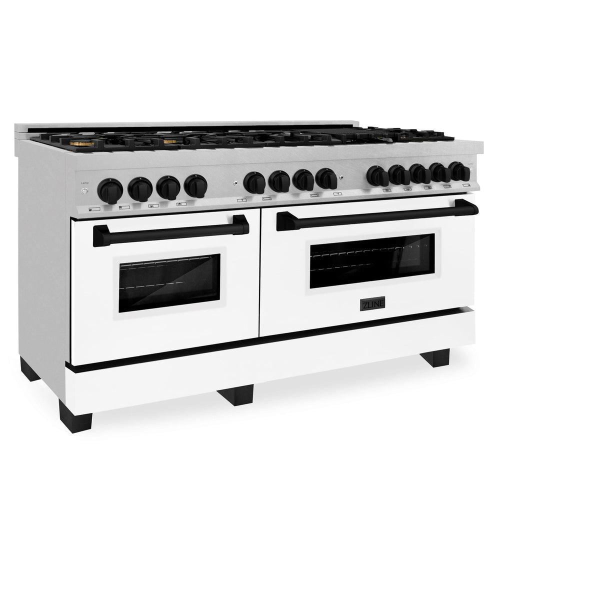 ZLINE RASZ-WM-60-MB Dual Fuel Range in DuraSnow Stainless Steel - image 4