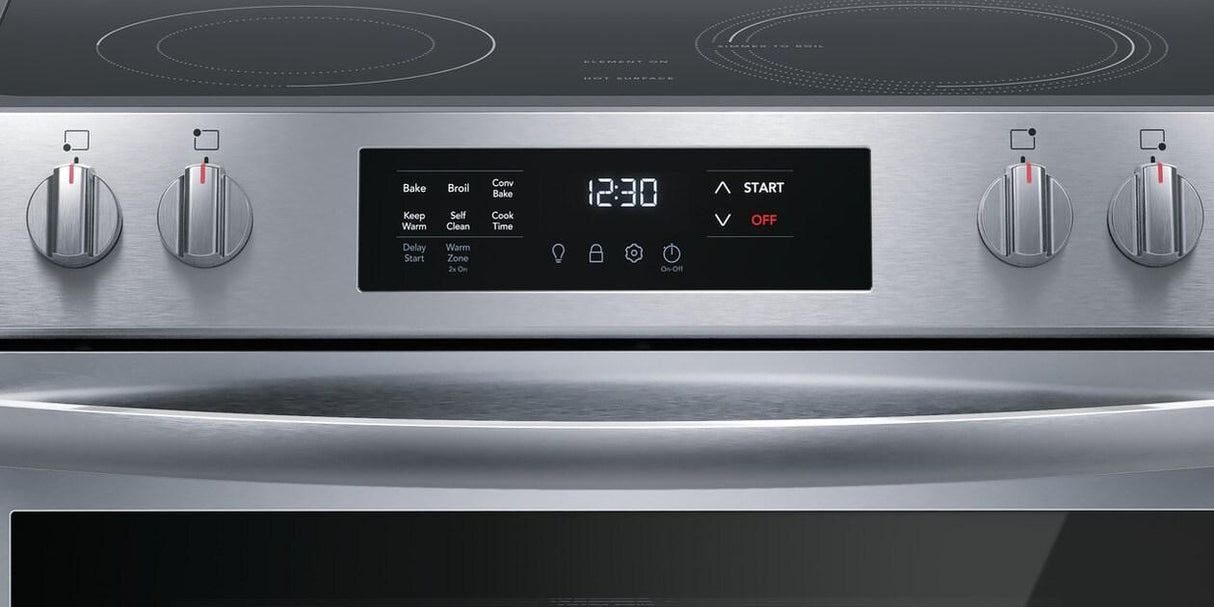 Frigidaire 30" Front Control Electric Range - (FCFE3083AS)