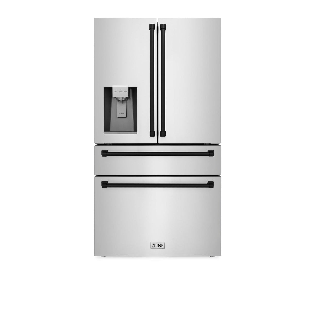 ZLINE RFMZ-W-36-MB French Door Refrigerator in Fingerprint-Resistant Stainless Steel - image 1
