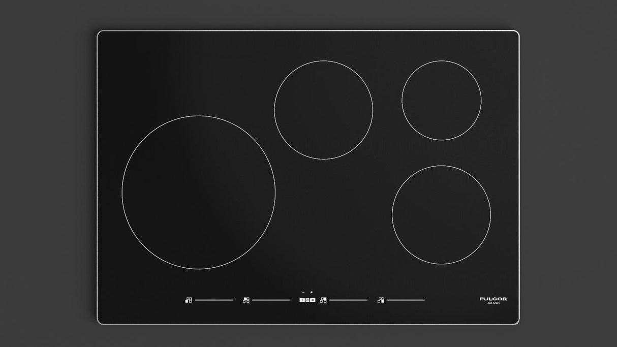 30" INDUCTION COOKTOP WITH BRUSHED ALUMINUM TRIM - (F7IT30S1)