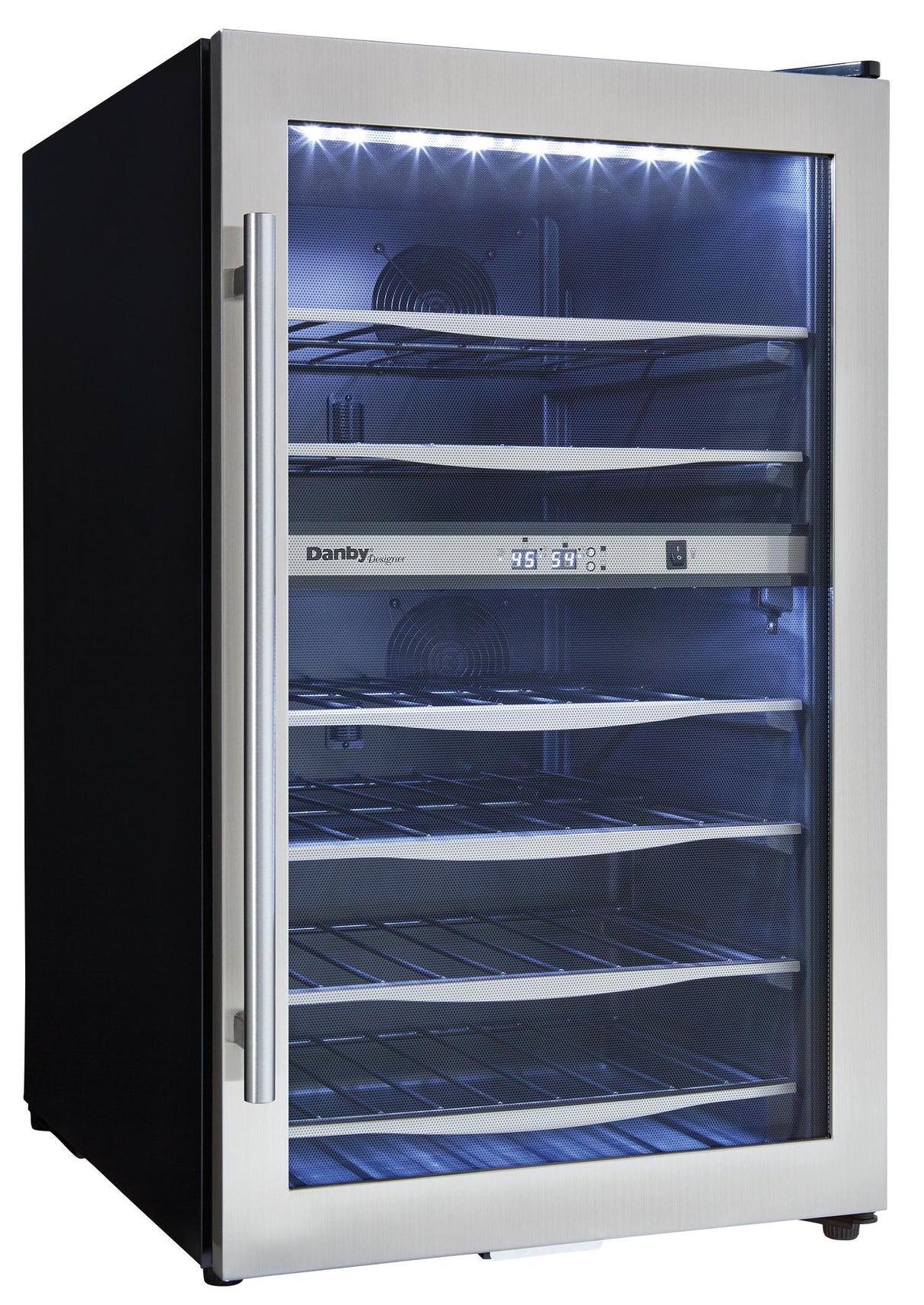 Danby 38 Bottle Free-Standing Wine Cooler in Stainless Steel - (DWC040A3BSSDD)