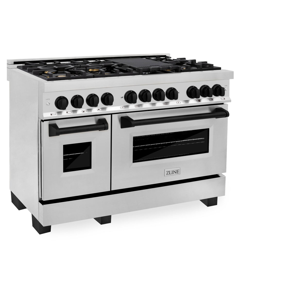 ZLINE RAZ-48-MB Dual Fuel Range in Stainless Steel - image 5