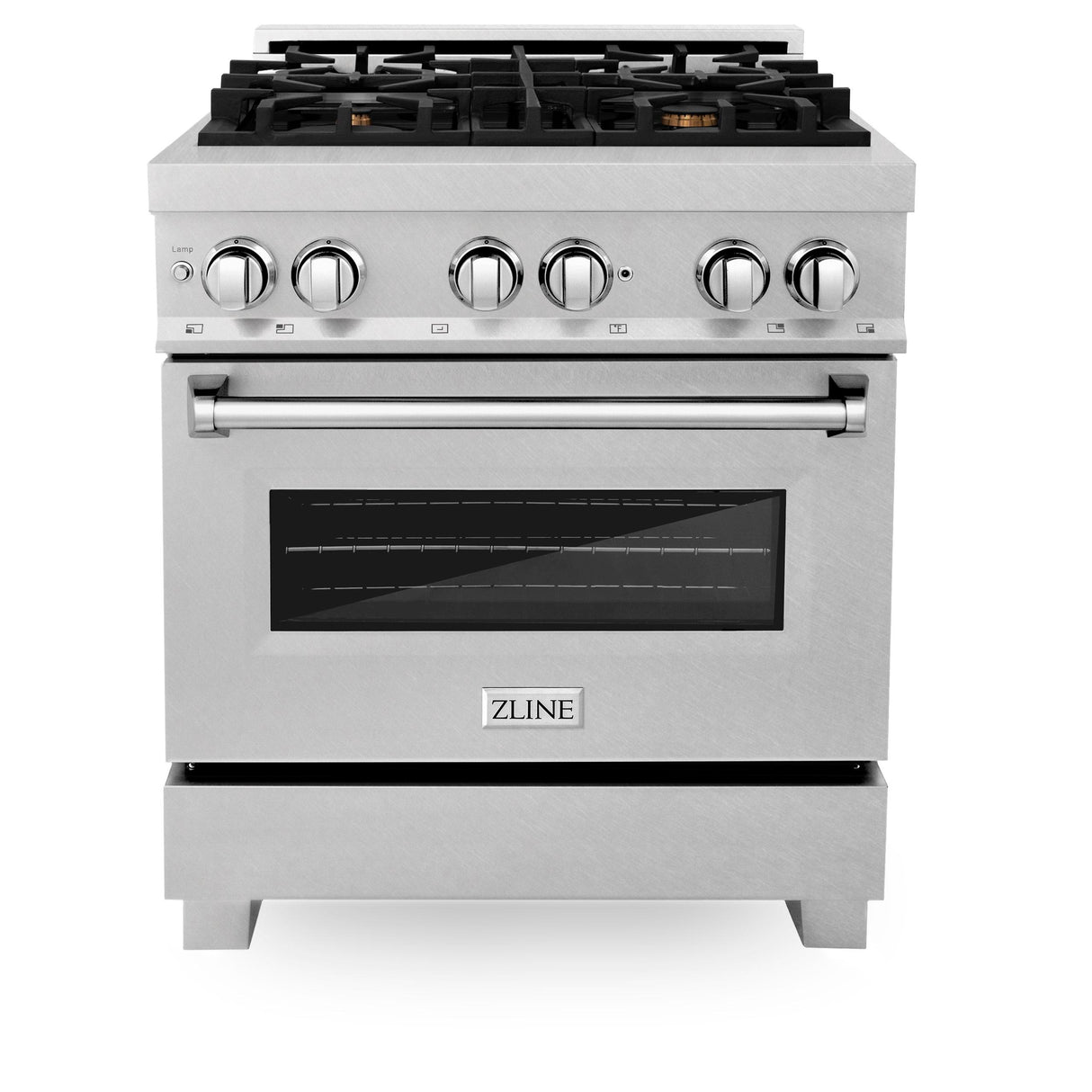ZLINE RAS-SN-BR-30 Dual Fuel Range in DuraSnow Stainless Steel - image 1