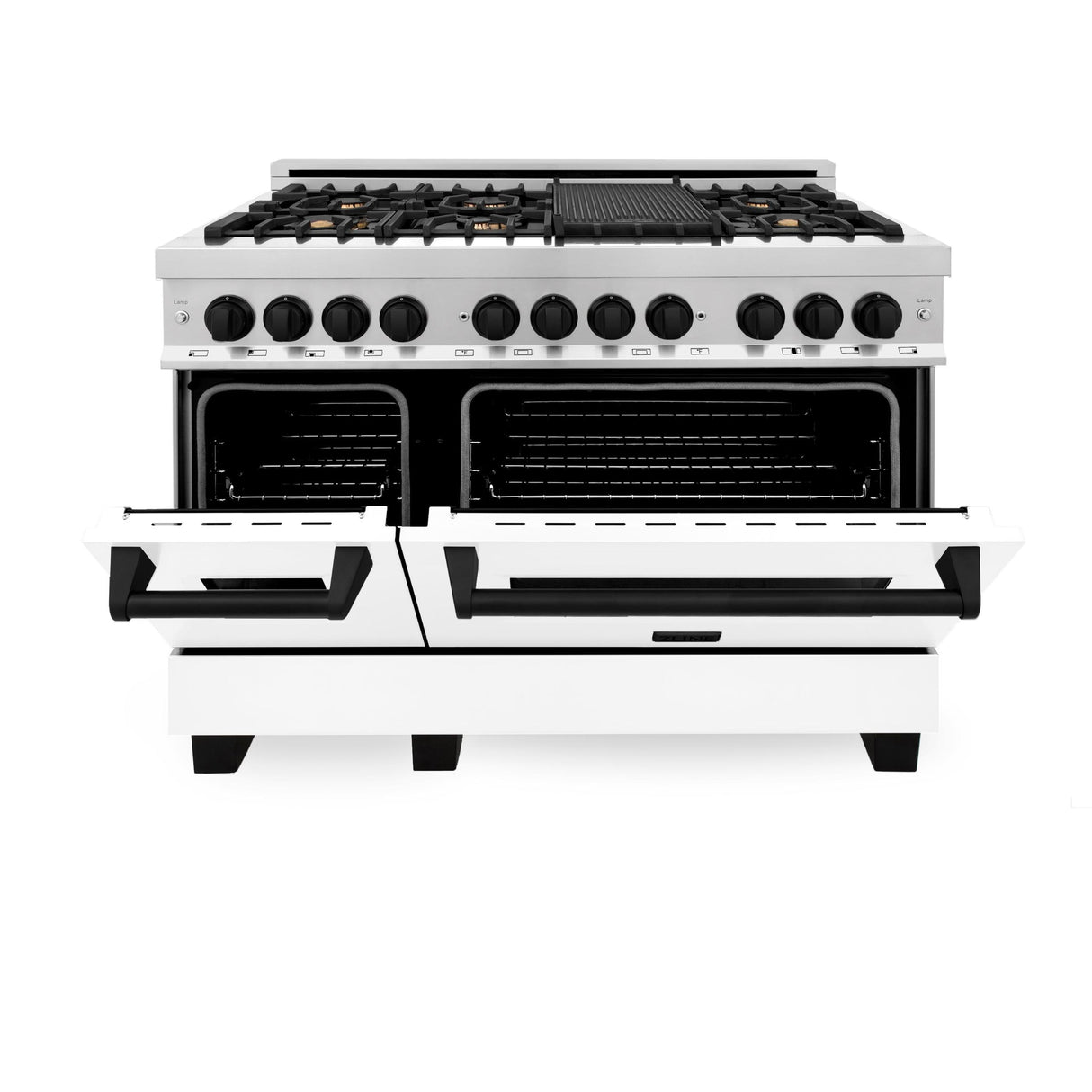 ZLINE RAZ-WM-48-MB Dual Fuel Range in Stainless Steel - image 6