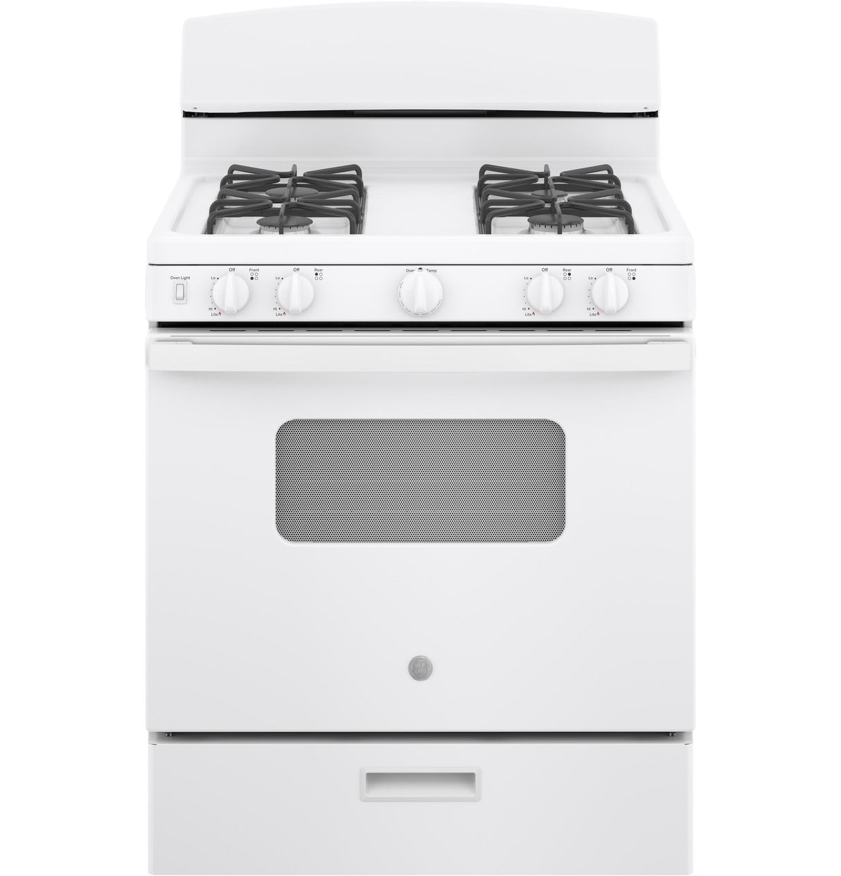 GE JGBS10DEMWW - 30 in. 4.8 cu. ft. Gas Range with 4 Sealed Burners - White