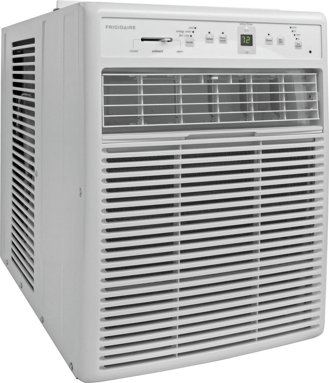 Frigidaire FHSC102WB1 slider window air conditioner left side view
