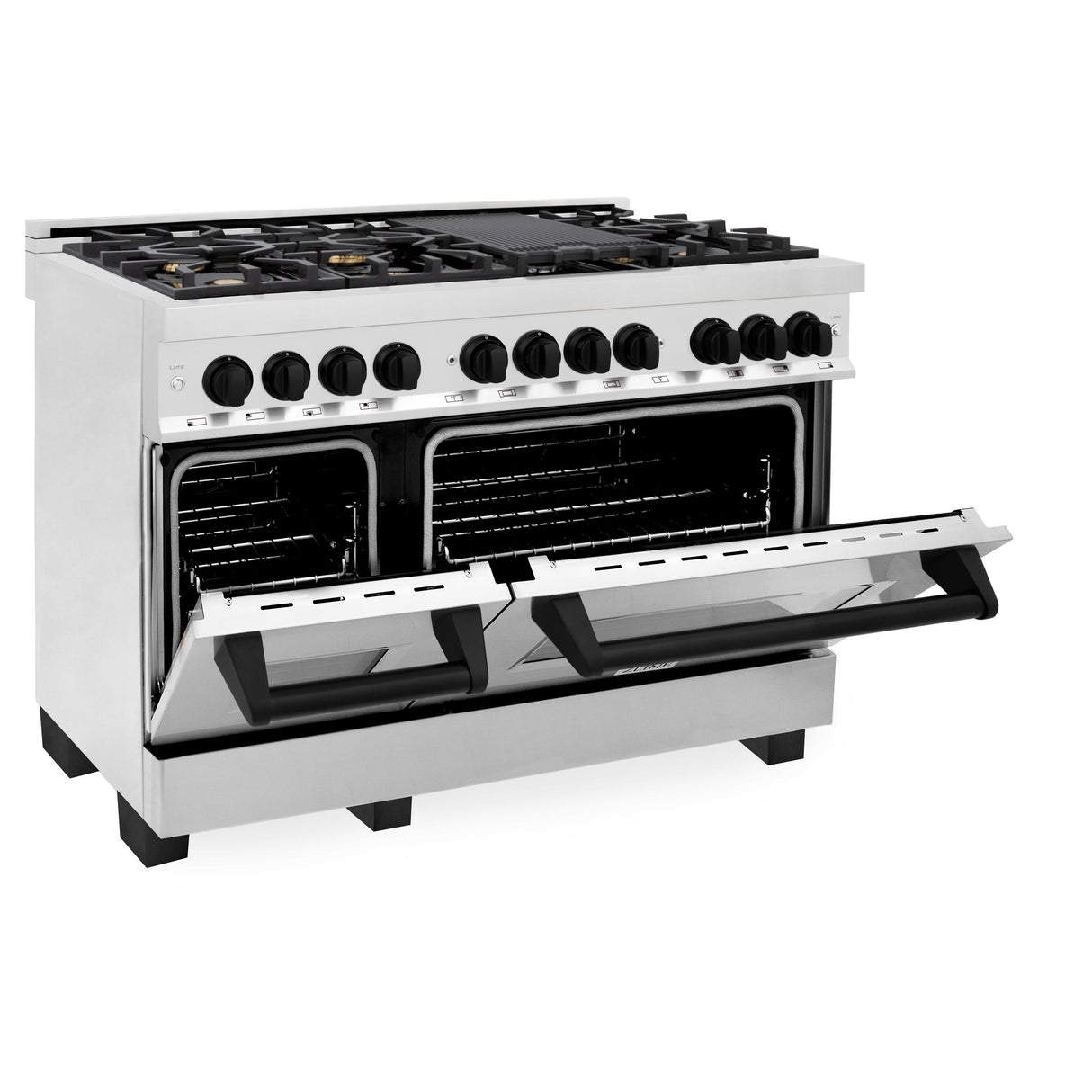 ZLINE RAZ-48-MB Dual Fuel Range in Stainless Steel - image 6