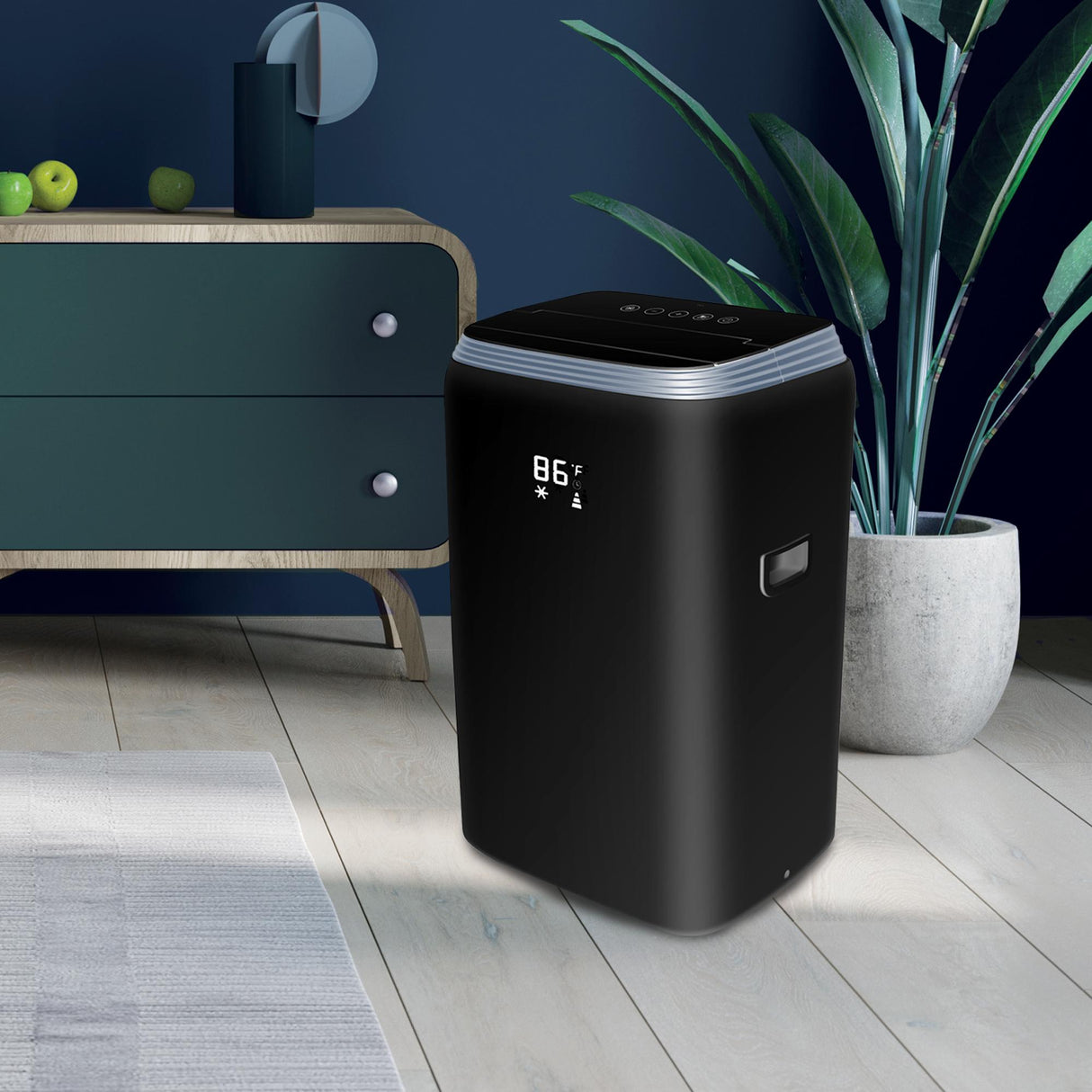 Danby 12,500 BTU (8,000 SACC) 3-in-1 Portable Air Conditioner in Black - (DPA080E3BDB6)