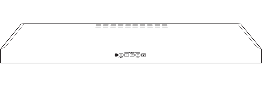 GE(R) 36" Under The Cabinet Hood - (JVX5360DJBB)