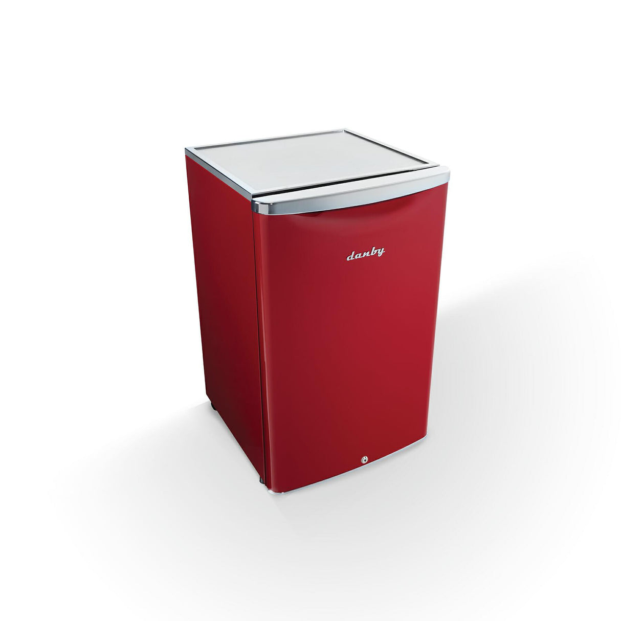 Danby 4.4 cu. ft. Retro Compact Fridge in Metallic Red - (DAR044A6LDB)