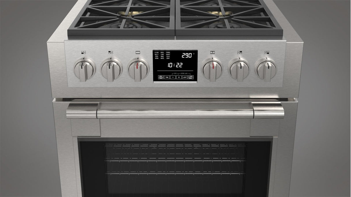 30" DUAL FUEL PRO RANGE - (F6PDF304S1)