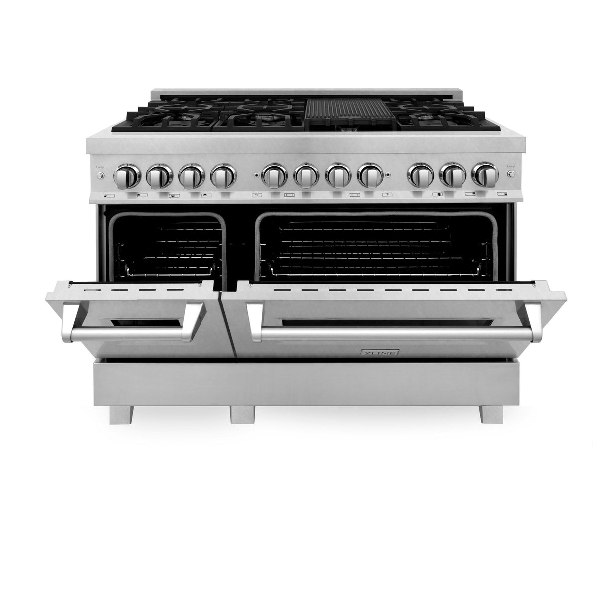 ZLINE RAS-SN-48 Gas Range in DuraSnow Stainless Steel - image 2