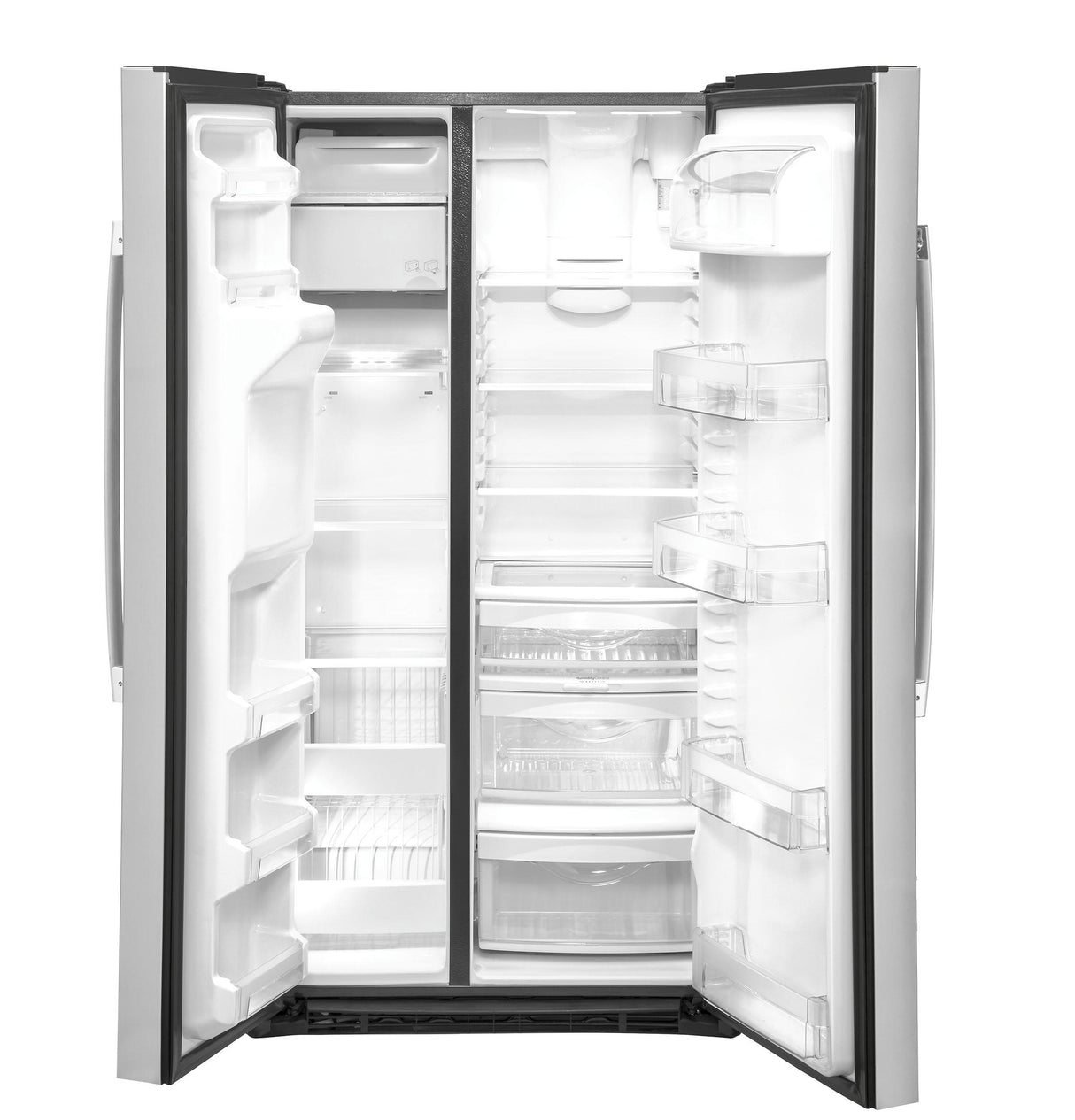 GE GZS22IYNFS - 36 in. 21.8 cu. ft. Counter Depth Side by Side Refrigerator with Ice & Water Dispenser - Fingerprint Resistant Stainless