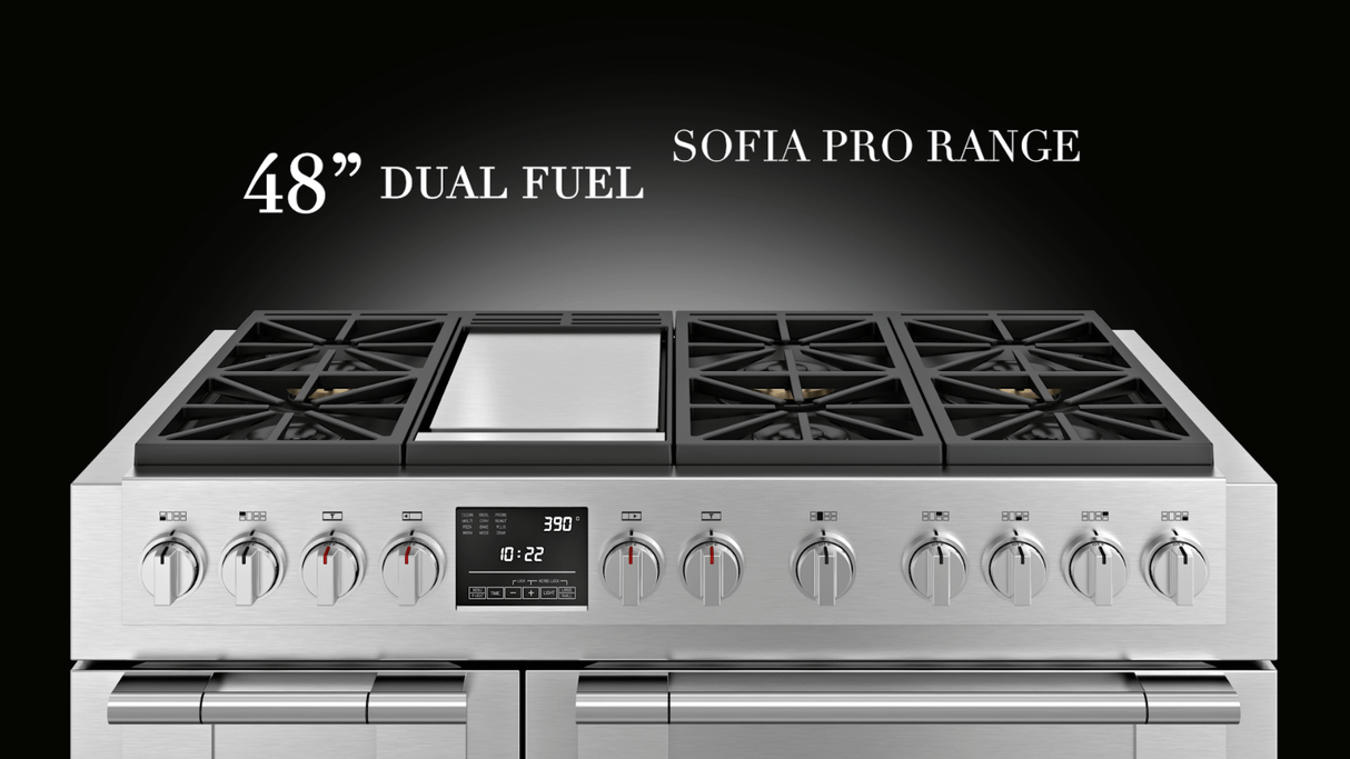 48" DUAL FUEL PRO RANGE - (F6PDF486GS1)