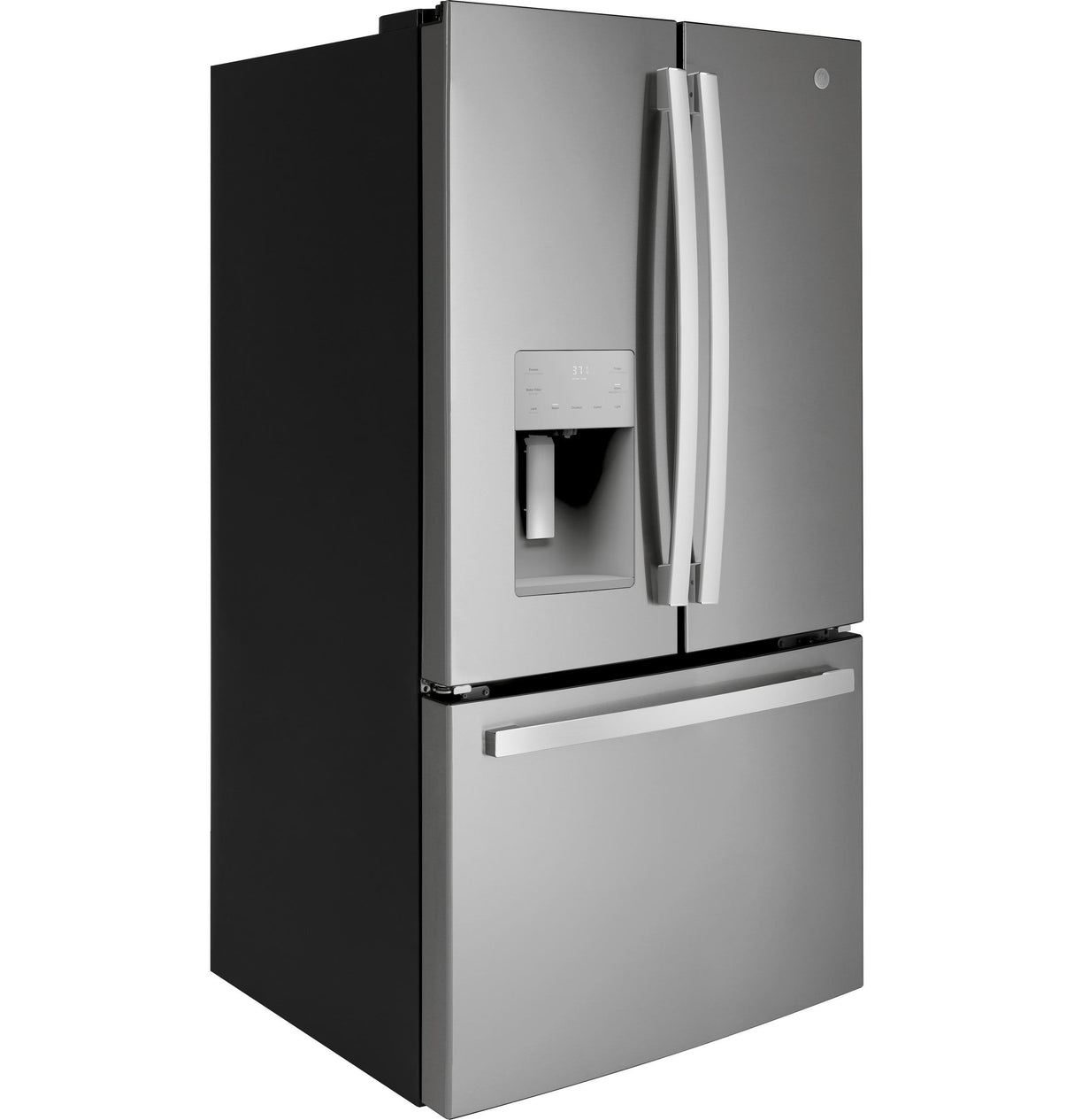 GE GFE26JYMFS - 36 in. 25.6 cu. ft. French Door Refrigerator with Ice & Water Dispenser - Fingerprint Resistant Stainless