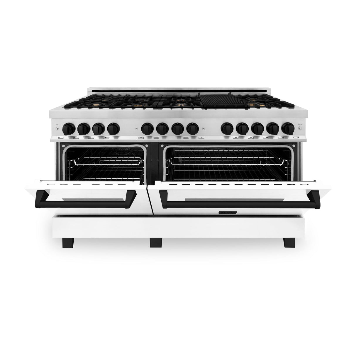 ZLINE RAZ-WM-60-MB Dual Fuel Range in Stainless Steel - image 3