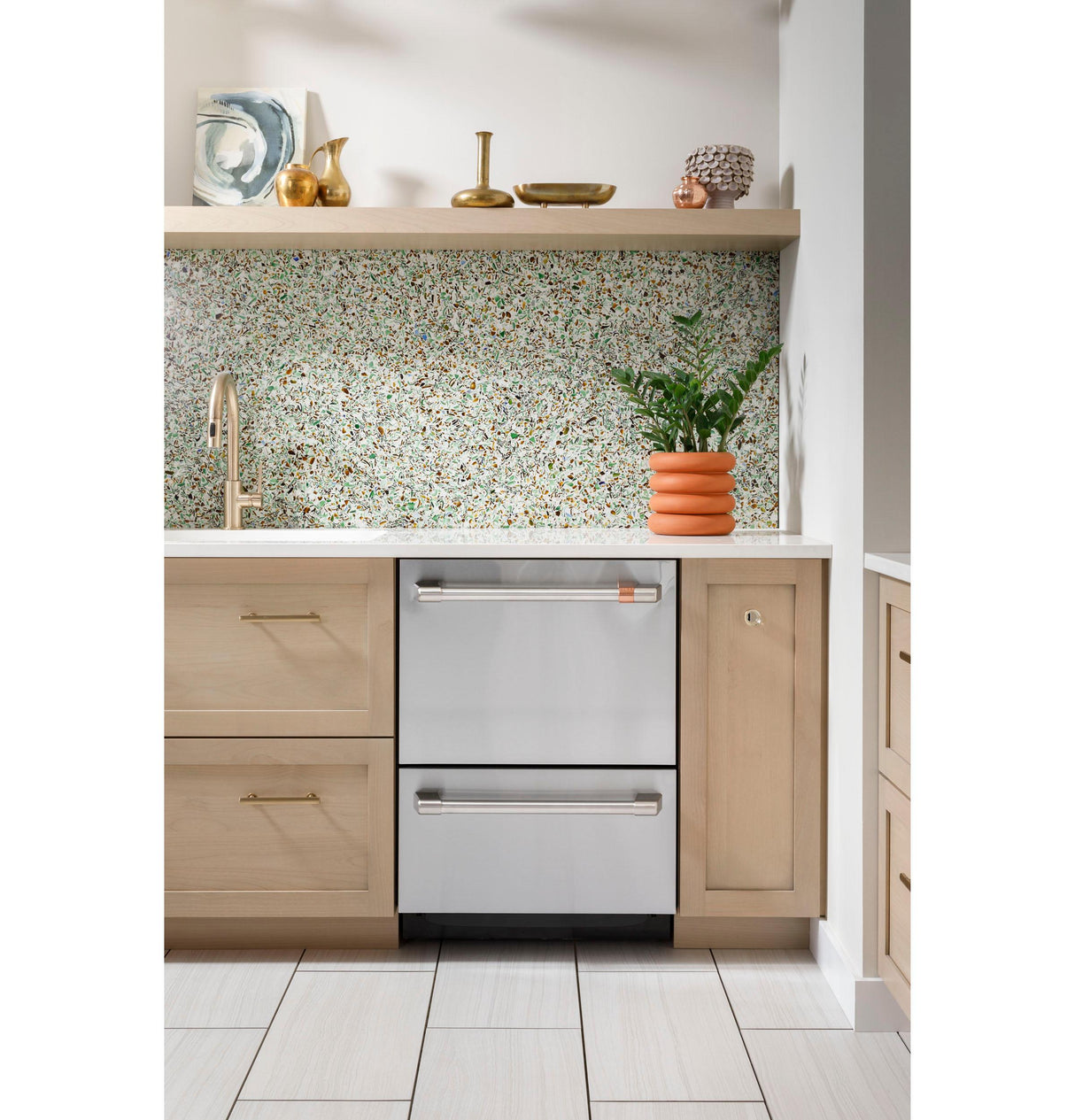 Caf(eback)(TM) Dishwasher Double Drawer - (CDD420P4TW2)