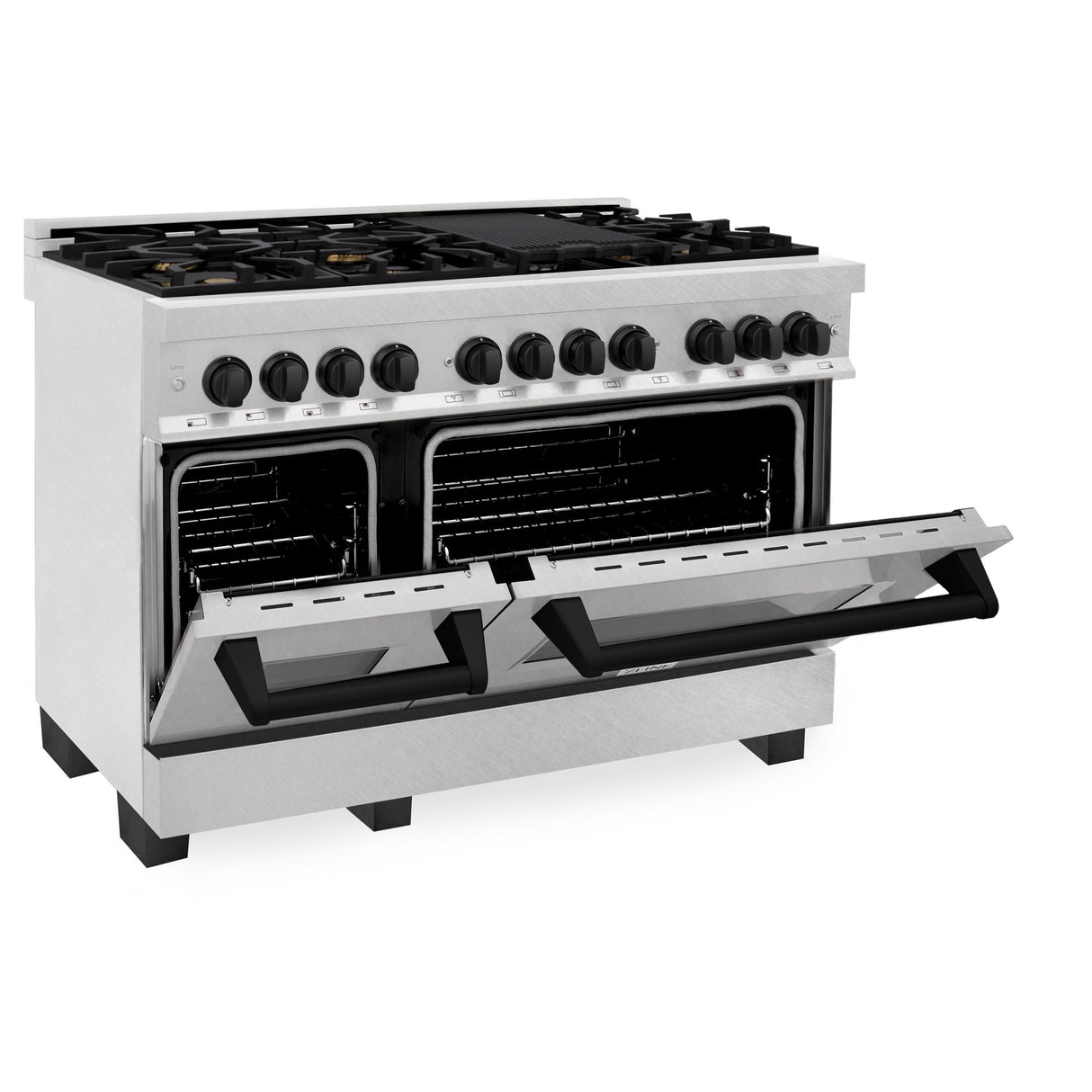 ZLINE RASZ-SN-48-G Dual Fuel Range in DuraSnow Stainless Steel - image 17
