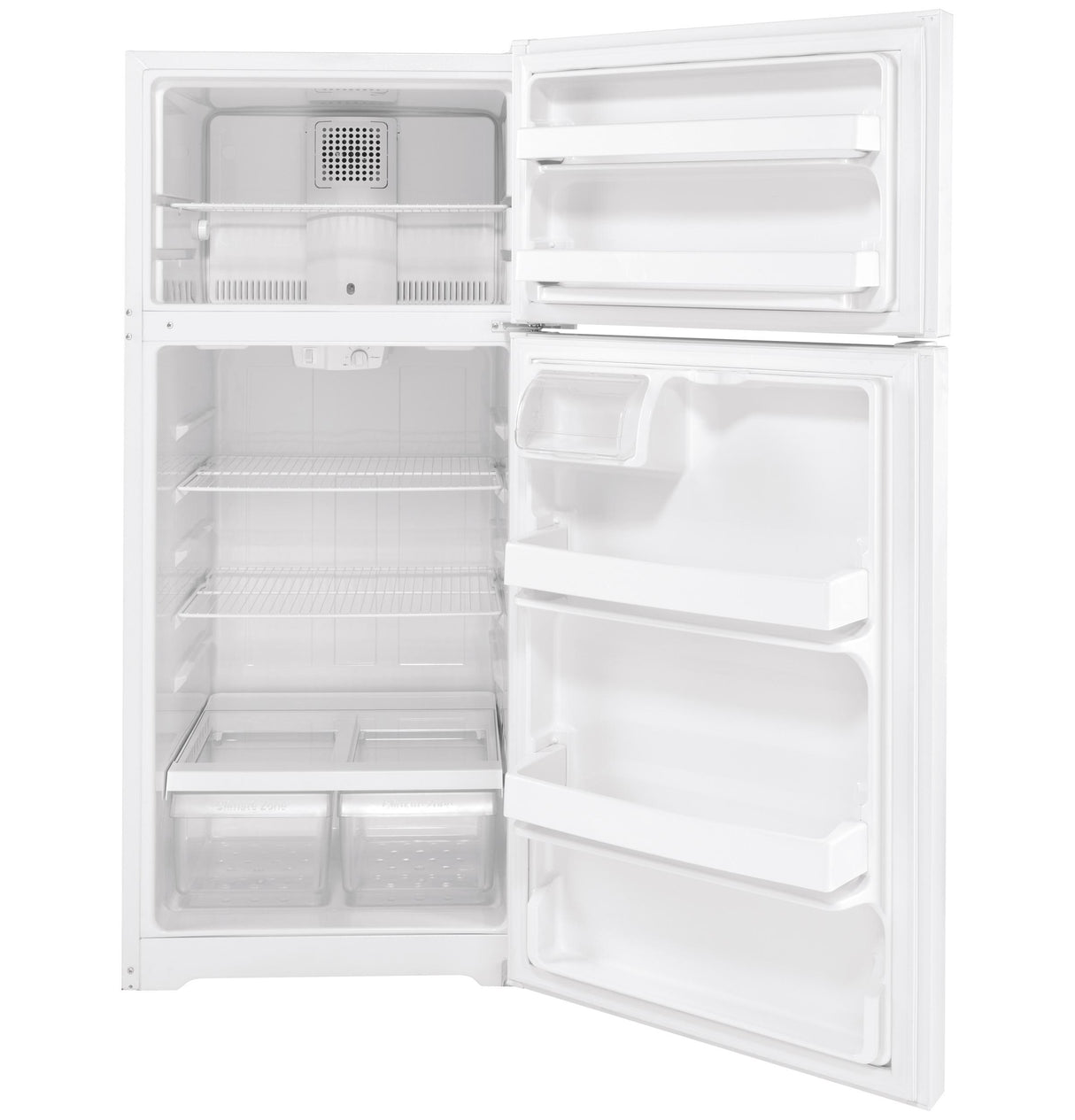 GE GTS17DTNRWW - 28 in. 16.6 cu. ft. Top Freezer Refrigerator - White