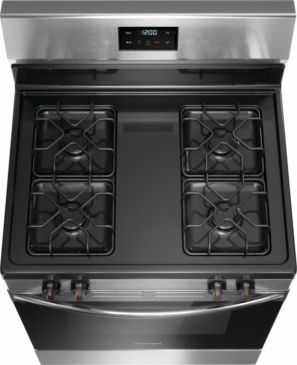 Frigidaire 30" Gas Range - (FCRG3051BS)