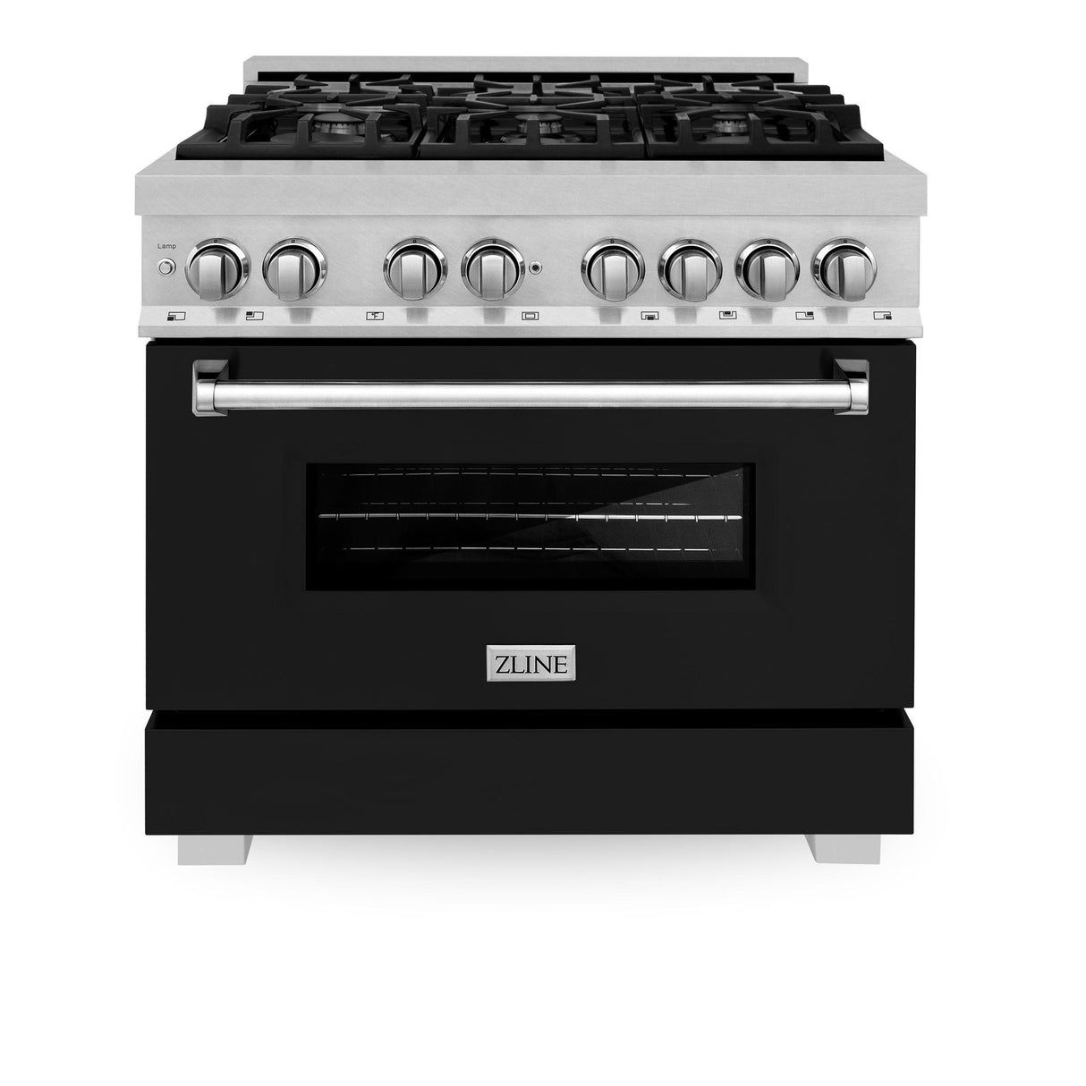 ZLINE RAS-BLM-36 Dual Fuel Range in DuraSnow Stainless Steel - image 1