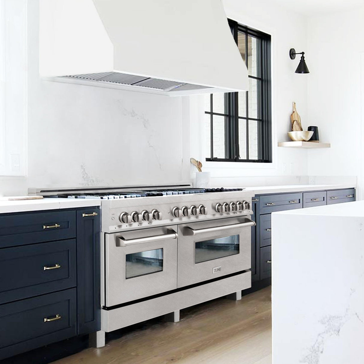 ZLINE RAS-WM-60 Dual Fuel Range in DuraSnow Stainless Steel - image 25