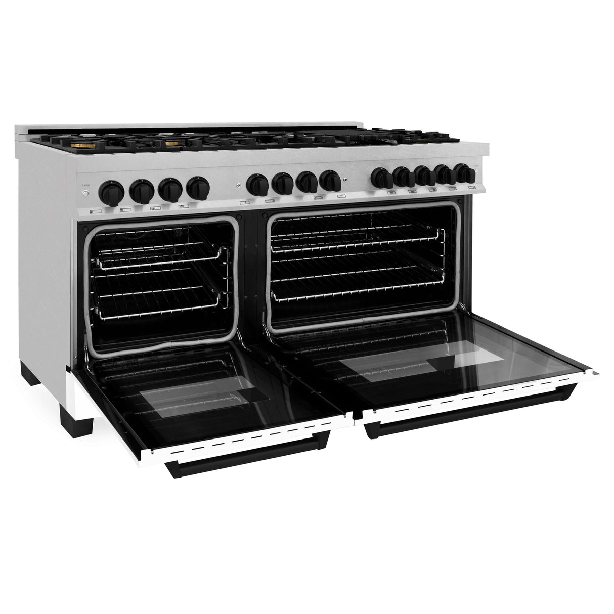 ZLINE RASZ-WM-60-MB Dual Fuel Range in DuraSnow Stainless Steel - image 5