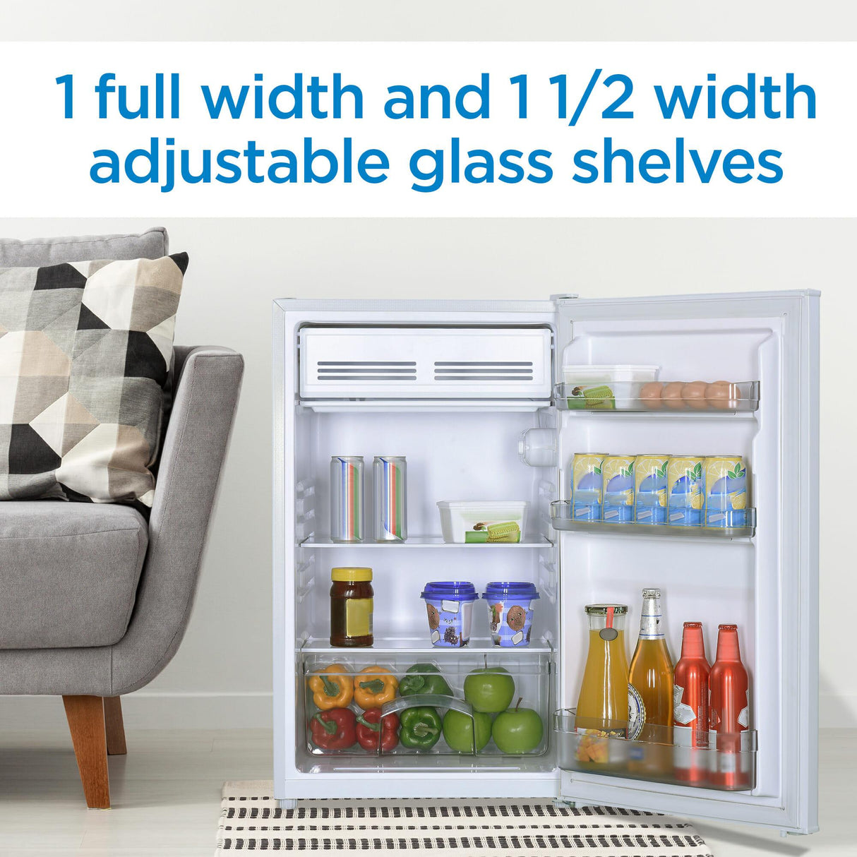 Danby 4.4 cu. ft. Compact Fridge in White - (DCR044B1WM)