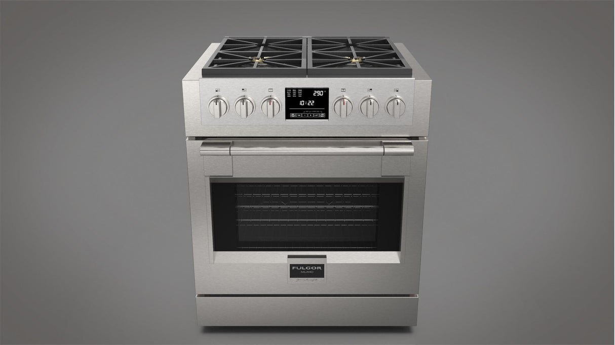 30" DUAL FUEL PRO RANGE - (F6PDF304S1)