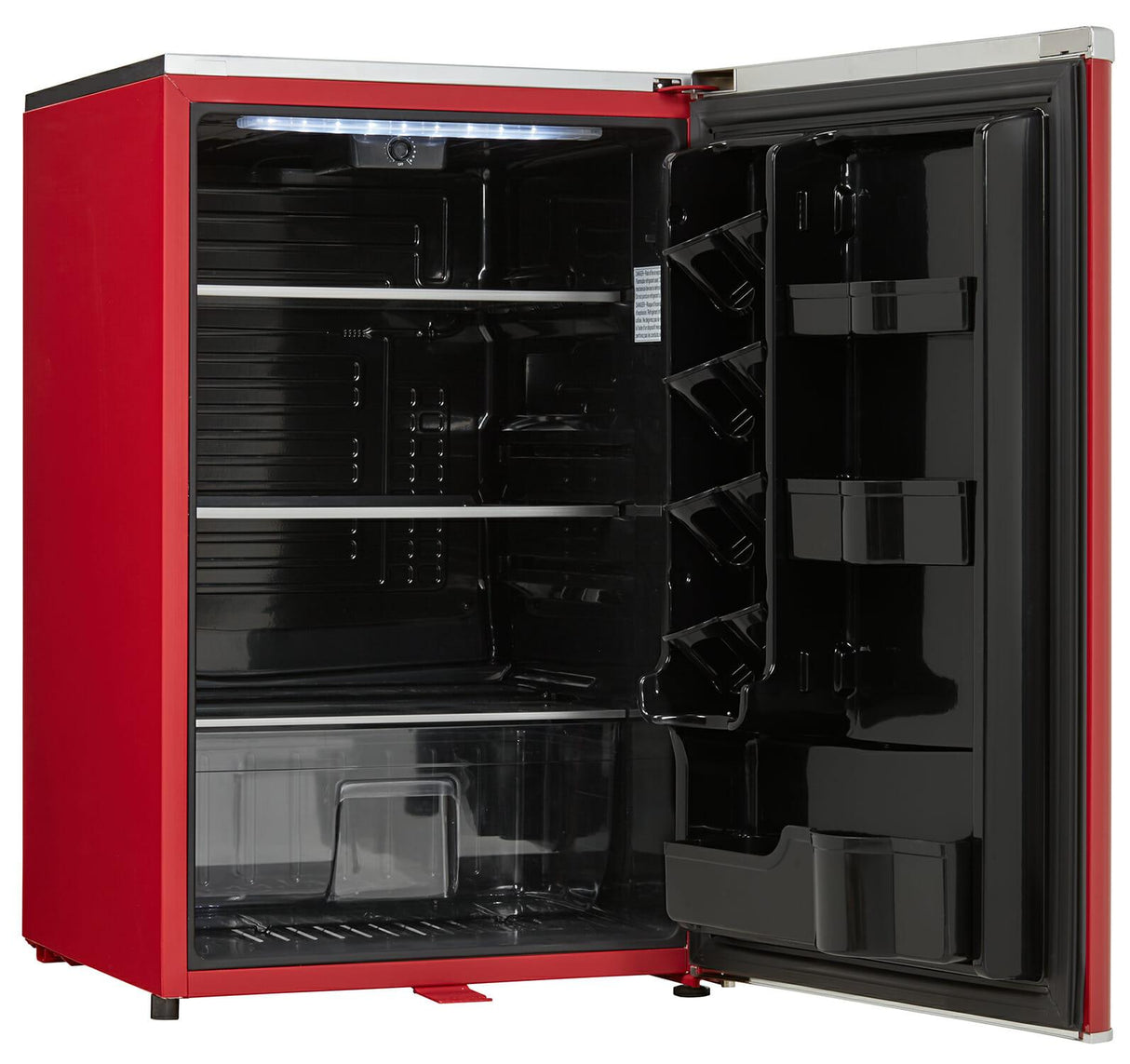 Danby 4.4 cu. ft. Retro Compact Fridge in Metallic Red - (DAR044A6LDB)