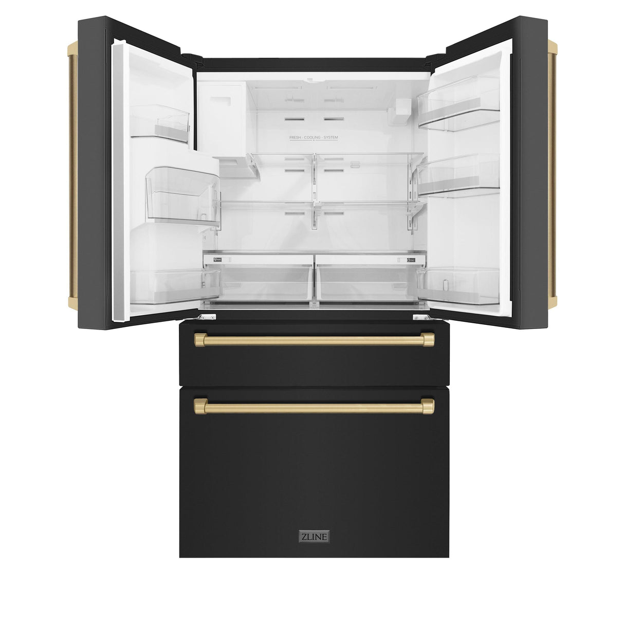 ZLINE RFMZ-W-36-BS-CB French Door Refrigerator in Stainless Steel - image 4