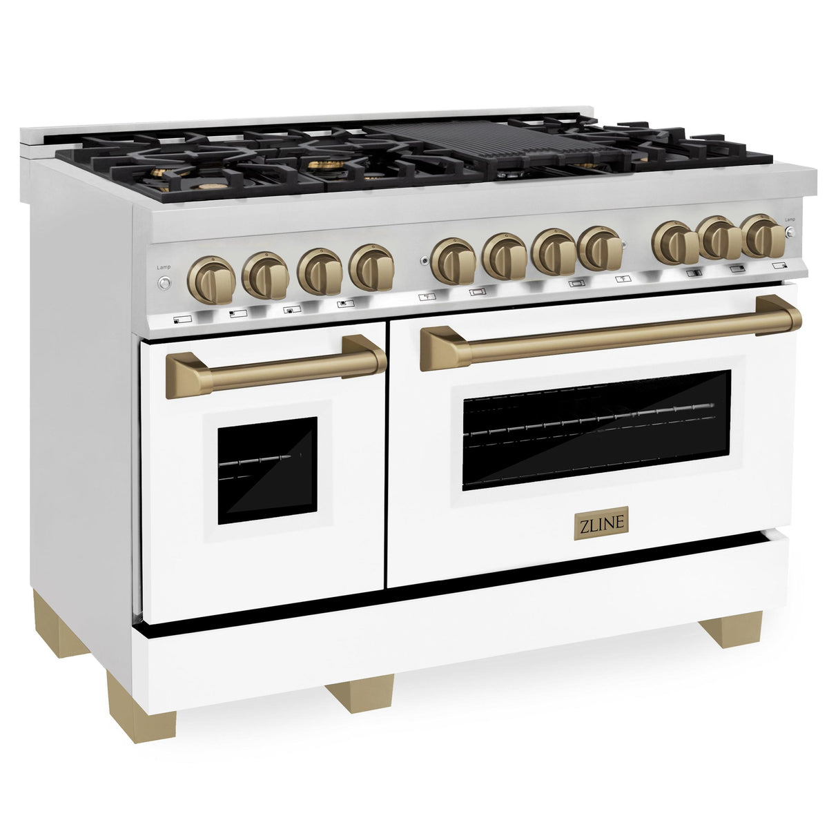 ZLINE RAZ-WM-48-G Dual Fuel Range in Stainless Steel - image 1