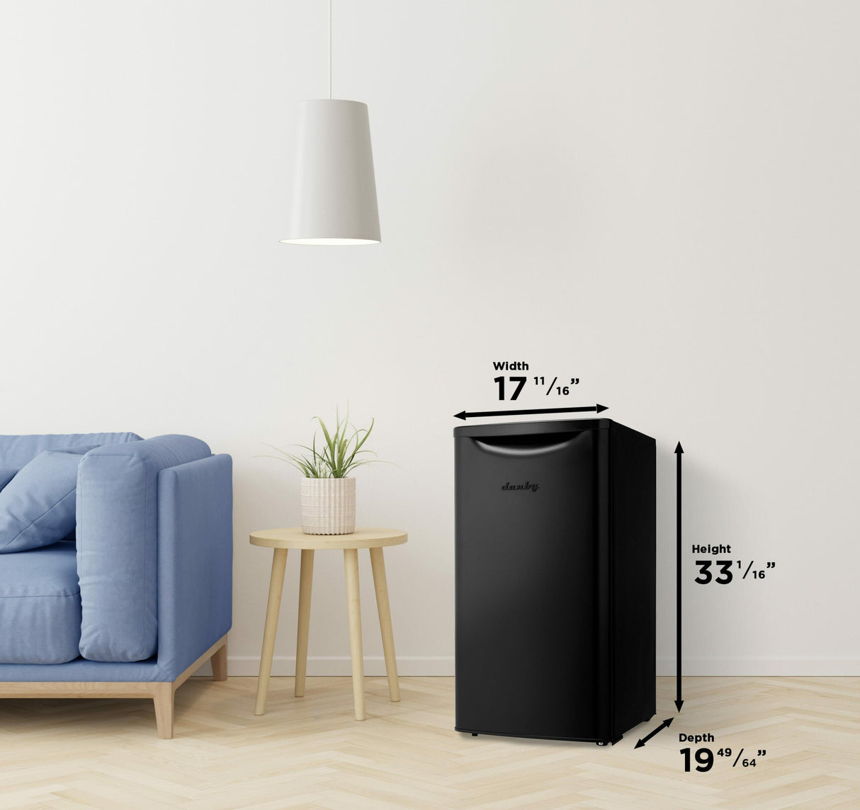 Danby 3.3 cu. ft. Compact Fridge in Black - (DAR033A6BDB)