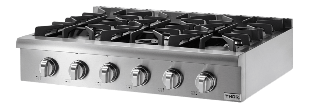 Thor Kitchen 36-inch Professional Gas Rangetop - Model Hrt3618u - (HRT3618U) - THOR KITCHEN