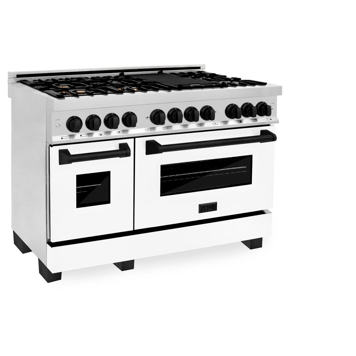 ZLINE RAZ-WM-48-MB Dual Fuel Range in Stainless Steel - image 2
