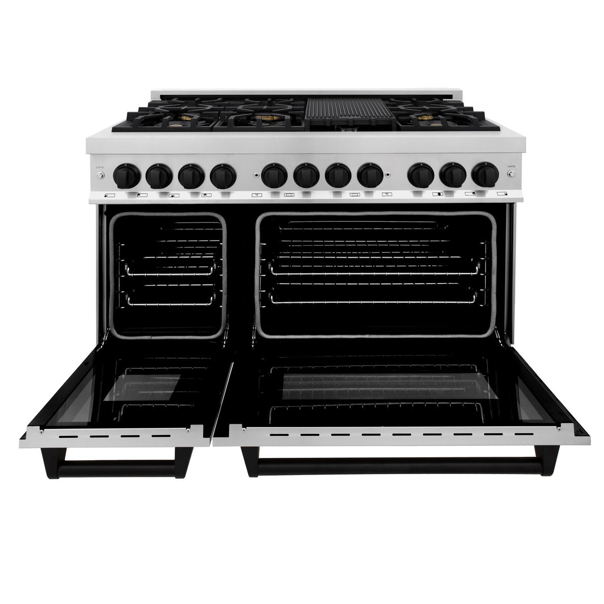ZLINE RAZ-48-MB Dual Fuel Range in Stainless Steel - image 3