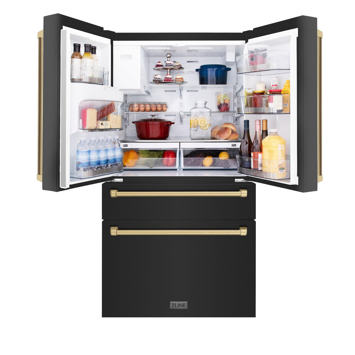ZLINE RFMZ-W-36-BS-CB French Door Refrigerator in Stainless Steel - image 5