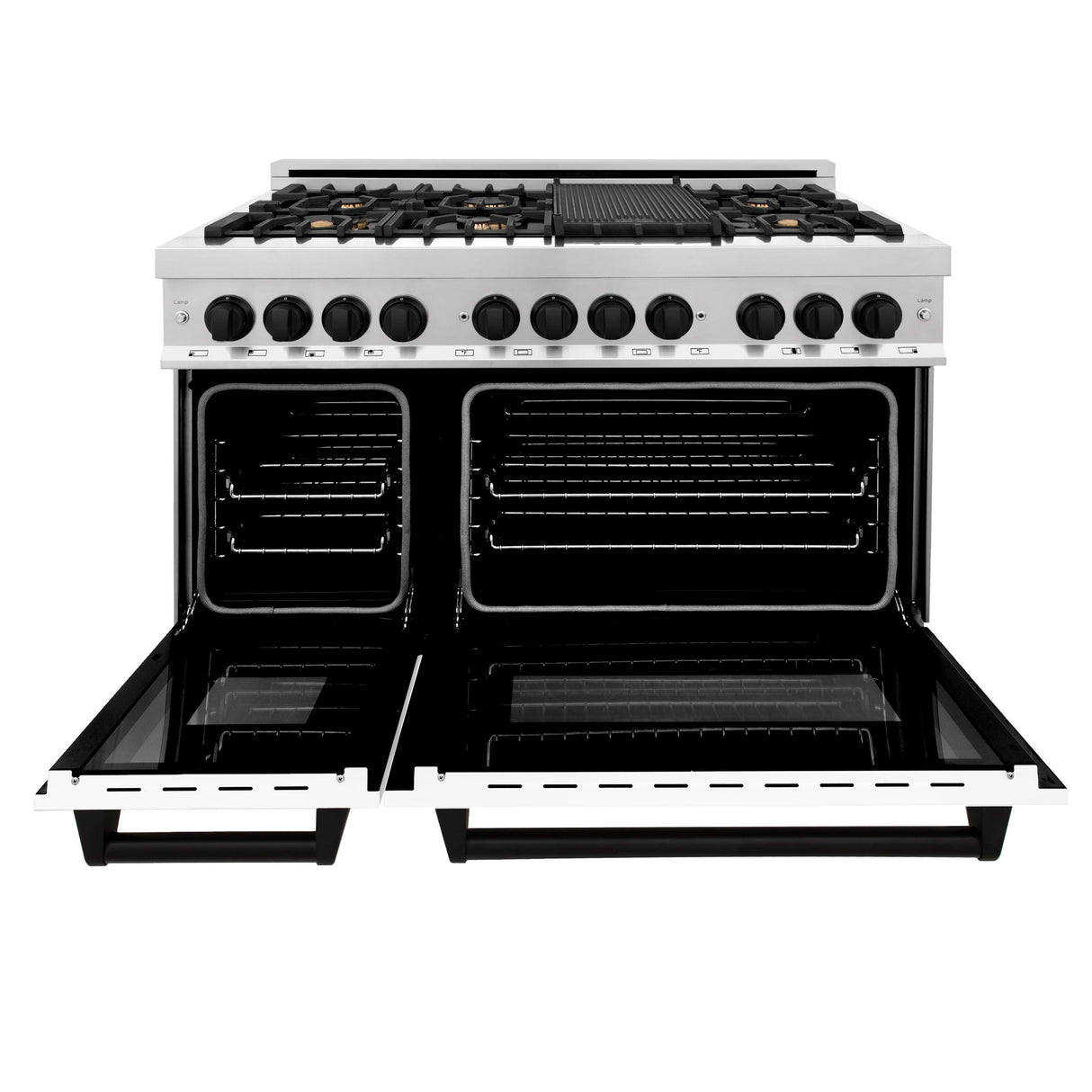 ZLINE RAZ-WM-48-MB Dual Fuel Range in Stainless Steel - image 7
