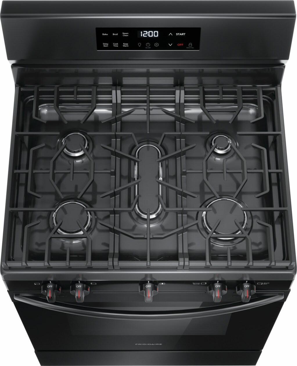 Frigidaire 30" Gas Range with Quick Boil - (FCRG3062AB)