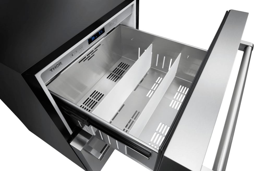 24 Inch Indoor Outdoor Refrigerator Drawer - Model Trf24u - (TRF24U) - THOR KITCHEN